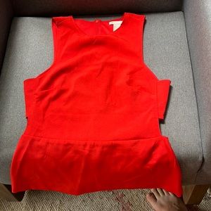 H&M peplum with side cut outs